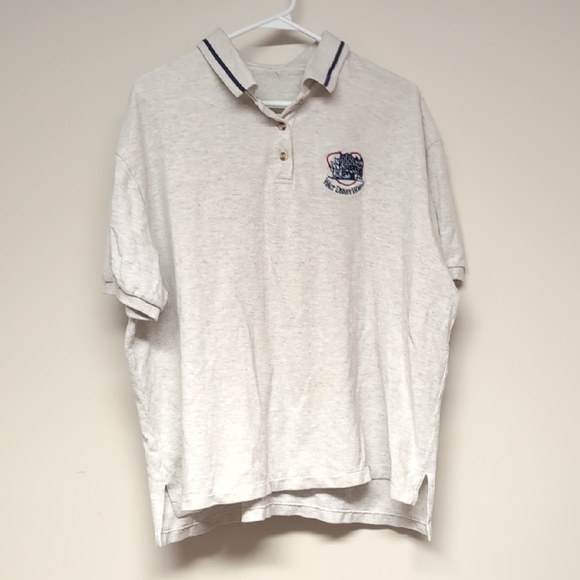 Disney Other - Disney Gray Polo with Embroidered Logo